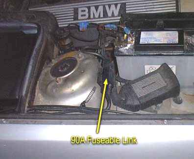 Bmw e30 fusible link location